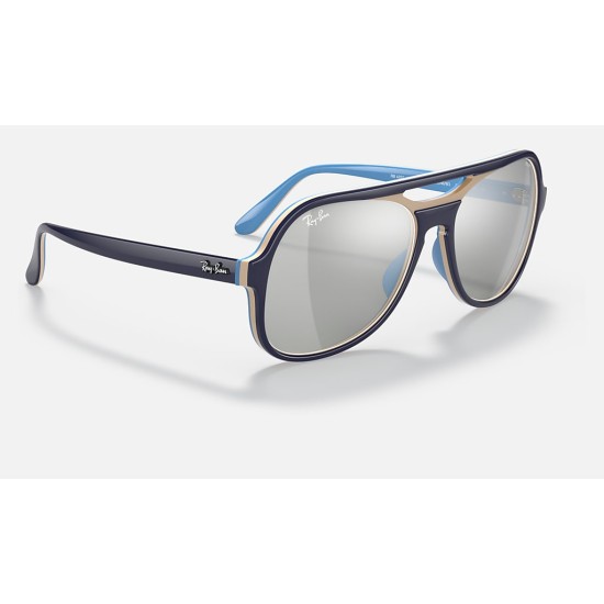 POWDERHORN MIRROR EVOLVE
Lenses: Grey/Blue Photochromic Mirror  +  Frame: Light Blue