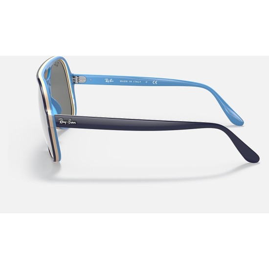 POWDERHORN MIRROR EVOLVE
Lenses: Grey/Blue Photochromic Mirror  +  Frame: Light Blue