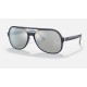 POWDERHORN MIRROR EVOLVE
Lenses: Grey/Blue Photochromic Mirror  +  Frame: Light Blue