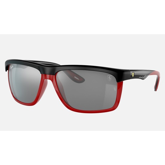 RB4363M SCUDERIA FERRARI COLLECTION
Lenses: Grey Mirror  +  Frame: Black