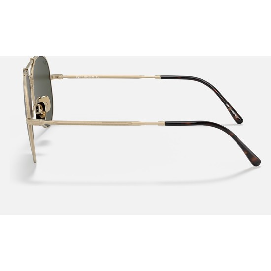 AVIATOR TITANIUMLenses: Green Classic  +  Frame: Gold