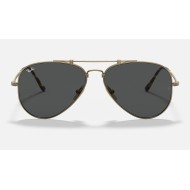 AVIATOR TITANIUMLenses: Grey Classic  +  Frame: Antique Gold