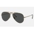 AVIATOR TITANIUMLenses: Grey Classic  +  Frame: Antique Gold