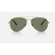 AVIATOR II TITANIUM
Lenses: Green Classic  +  Frame: Gold