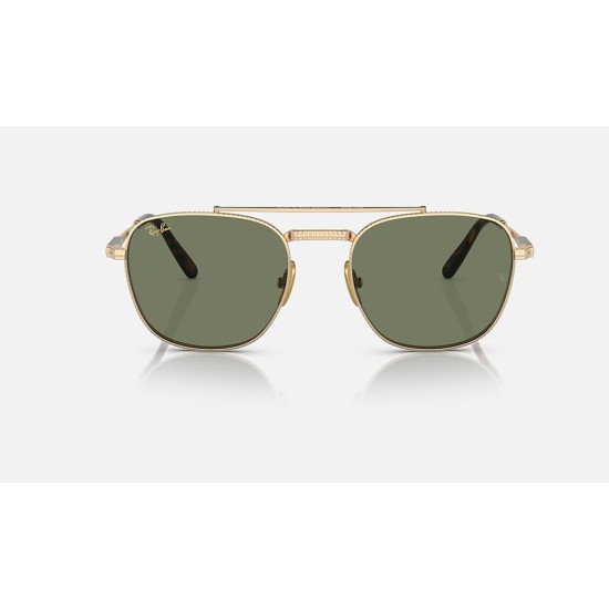 FRANK II TITANIUM
Lenses: Green Classic  +  Frame: Gold