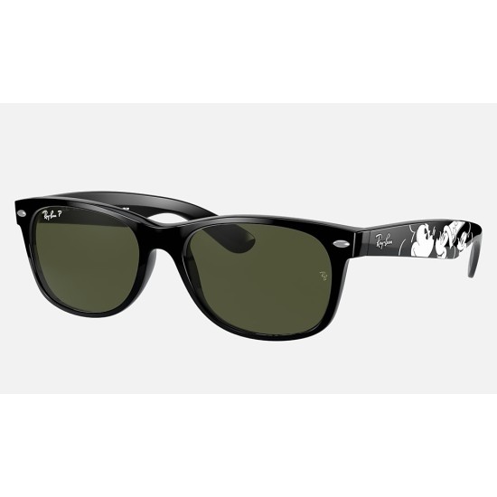 RB2132 NEW WAYFARER MICKEY S20
Lenses: Polarized Green Classic G-15  +  Frame: Black