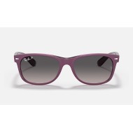 NEW WAYFARER CLASSIC
Lenses: Polarized Grey Gradient  +  Frame: Violet On Transparent Violet