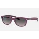NEW WAYFARER CLASSIC
Lenses: Polarized Grey Gradient  +  Frame: Violet On Transparent Violet