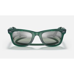 ORIGINAL WAYFARER COLORBLOCK
Lenses: Polarized Silver/Green Chromance Mirror  +  Frame: Transparent Green