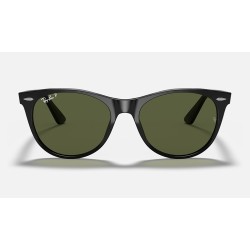 WAYFARER II CLASSIC
Lenses: Polarized Green Classic G-15  +  Frame: Black