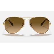 AVIATOR GRADIENT
Lenses: Polarized Brown Gradient  +  Frame: Gold
