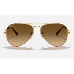 AVIATOR GRADIENT
Lenses: Polarized Brown Gradient  +  Frame: Gold