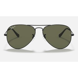 AVIATOR CLASSIC
Lenses: Polarized Green Classic  +  Frame: Black