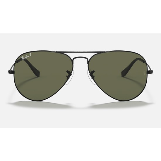 AVIATOR CLASSIC
Lenses: Polarized Green Classic  +  Frame: Black