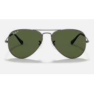 AVIATOR CLASSIC
Lenses: Polarized Green Classic G-15  +  Frame: Gunmetal