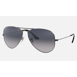 AVIATOR GRADIENT
Lenses: Polarized Blue/Grey Gradient  +  Frame: Gunmetal