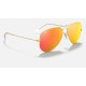AVIATOR FLASH LENSES
Lenses: Polarized  Orange Mirror  +  Frame: Gold