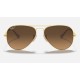 AVIATOR GRADIENT
Lenses: Polarized Brown Gradient  +  Frame: Gold