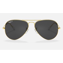 AVIATOR CLASSIC
Lenses: Polarized Black Classic  +  Frame: Legend Gold