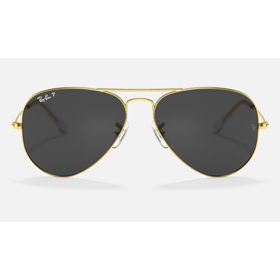 AVIATOR CLASSIC
Lenses: Polarized Black Classic  +  Frame: Legend Gold