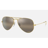 AVIATOR CHROMANCE
Lenses: Polarized Silver Brown Chromance Mirror  +  Frame: Legend Gold