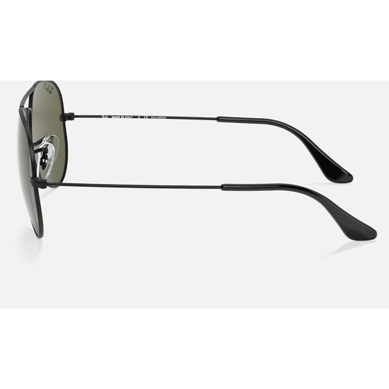 AVIATOR CLASSIC
Lenses: Polarized Green Classic G-15  +  Frame: Black
