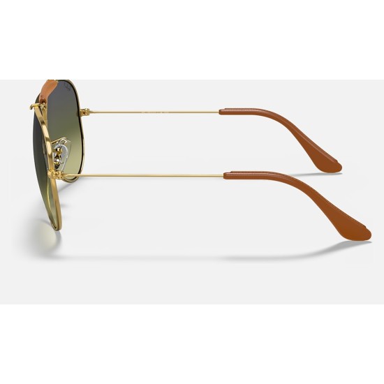 AVIATOR CRAFTLenses: Polarized Green Classic G-15  +  Frame: Gold