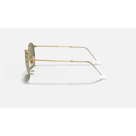 ROUND METAL
Lenses: Polarized Green G-15 Classic  +  Frame: Gold