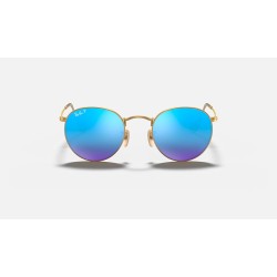 ROUND FLASH LENSES
Lenses: Polarized Blue Mirror  +  Frame: Gold