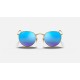 ROUND FLASH LENSES
Lenses: Polarized Blue Mirror  +  Frame: Gold