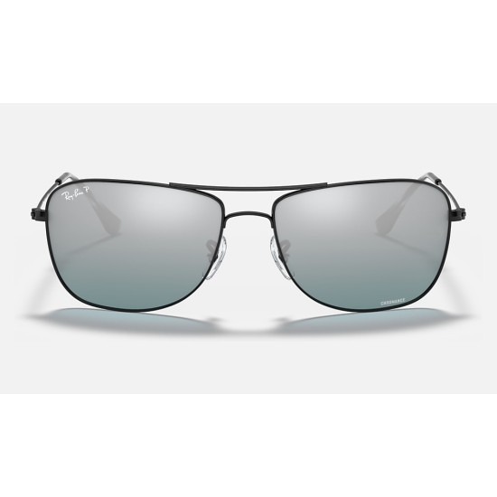 RB3543 CHROMANCE
Lenses: Polarized Grey Chromance Mirror  +  Frame: Black
