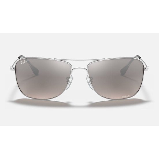 RB3543 CHROMANCE
Lenses: Polarized Silver Chromance Mirror  +  Frame: Silver