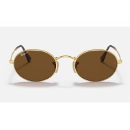 OVAL
Lenses: Polarized Grey Classic  +  Frame: Gold