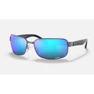 RB3566CH CHROMANCE
Lenses: Polarized Blue Chromance Mirror  +  Frame: Gunmetal