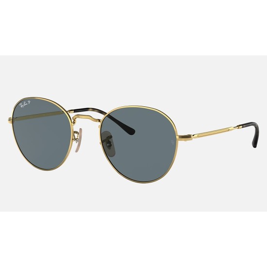 DAVID
Lenses: Polarized Blue Classic  +  Frame: Gold