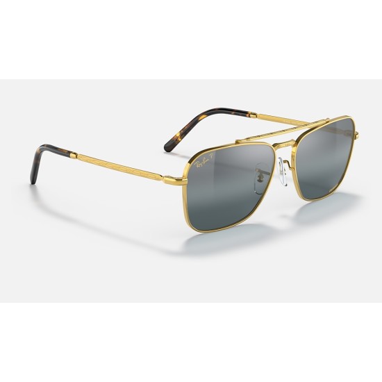 NEW CARAVAN
Lenses: Polarized Silver/Blue Chromance Mirror  +  Frame: Legend Gold