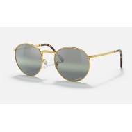 NEW ROUND
Lenses: Polarized Silver/Green Chromance Mirror  +  Frame: Legend Gold
