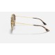 ROUND DOUBLE BRIDGE
Lenses: Polarized Brown Classic  +  Frame: Gold