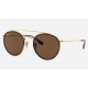 ROUND DOUBLE BRIDGE
Lenses: Polarized Brown Classic  +  Frame: Gold