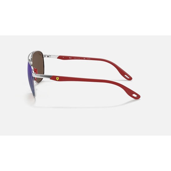 RB3659M SCUDERIA FERRARI COLLECTION
Lenses: Polarized Blue Chromance Mirror  +  Frame: Silver