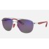 RB3659M SCUDERIA FERRARI COLLECTION
Lenses: Polarized Blue Chromance Mirror  +  Frame: Silver