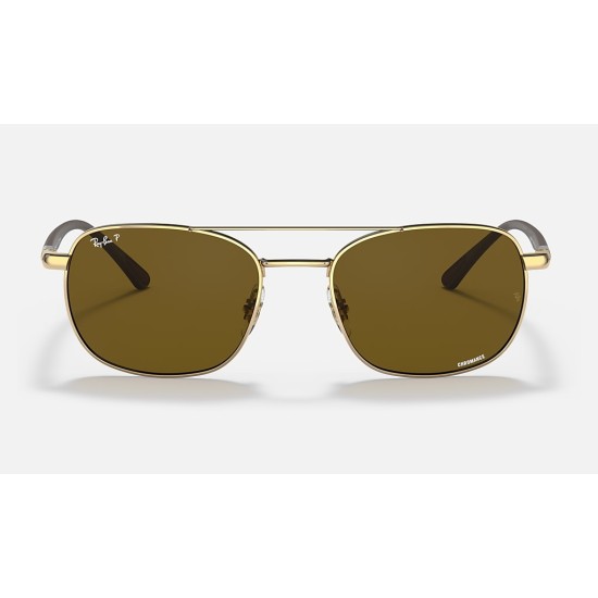 RB3670 CHROMANCE
Lenses: Polarized Brown Classic  +  Frame: Gold