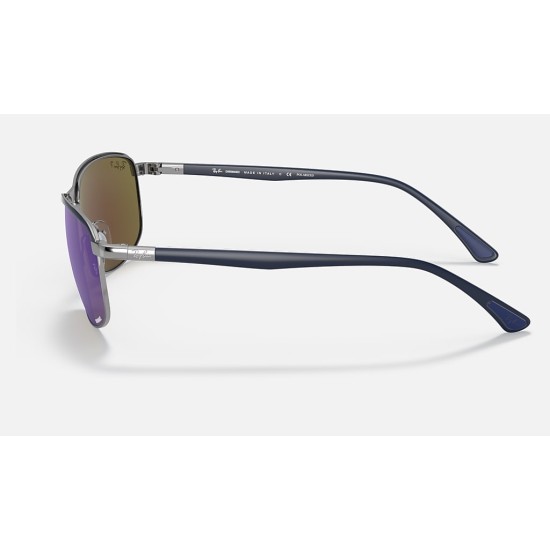 RB3671CH CHROMANCE
Lenses: Polarized Grey/Blue Mirror  +  Frame: Blue