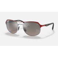 RB3685M SCUDERIA FERRARI COLLECTION
Lenses: Polarized Silver Chromance Mirror  +  Frame: Red