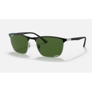 RB3686 CHROMANCE
Lenses: Polarized Dark Green Chromance Classic  +  Frame: Black On Silver