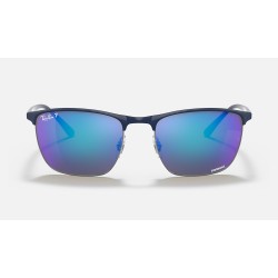 RB3686 CHROMANCE
Lenses: Polarized Blue Chromance Mirror  +  Frame: Blue On Gunmetal
