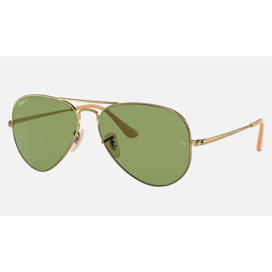AVIATOR METAL II
Lenses: Polarized Green Classic G-15  +  Frame: Gold