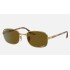 RB3690 CHROMANCE
Lenses: Polarized Brown Chromance Classic  +  Frame: Gold