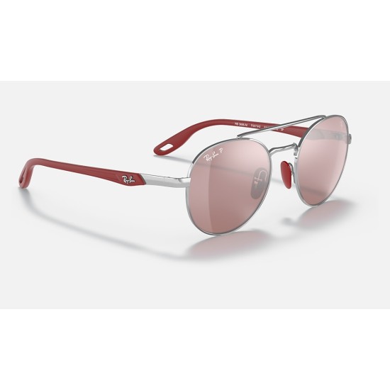 RB3696M SCUDERIA FERRARI COLLECTION
Lenses: Polarized Silver Mirror  +  Frame: Silver