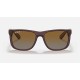 JUSTIN CLASSIC
Lenses: Polarized Brown Gradient  +  Frame: Transparent Dark Brown